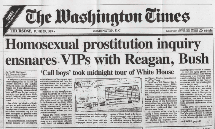 Washington Times Cover